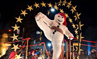 Bonhomme Carnaval at the Quebec Winter Carnival, 2013.